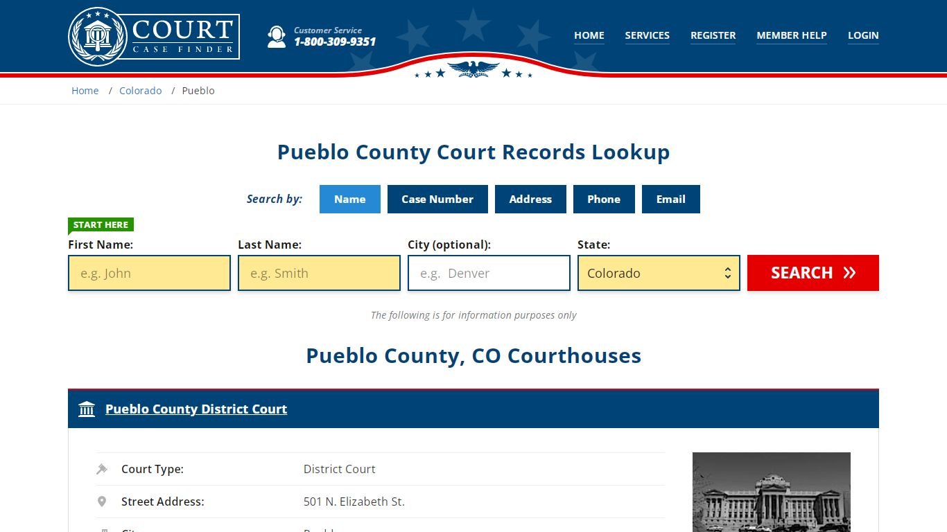 Pueblo County Court Records | CO Case Lookup